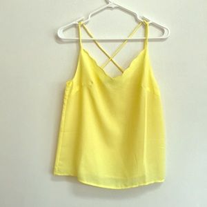 Yellow tank top